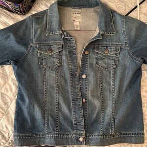 Old Navy Gray Denim Jacket